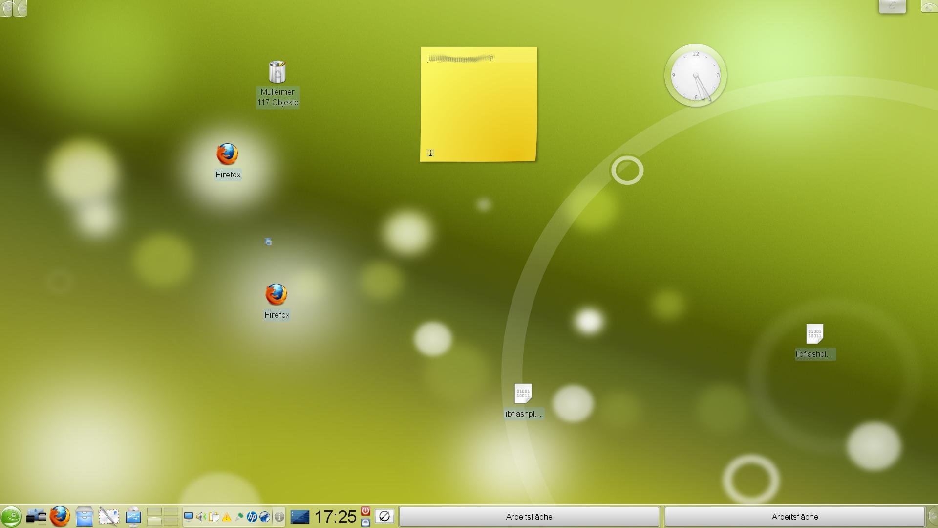 The Usual KDE Beginners Desktop