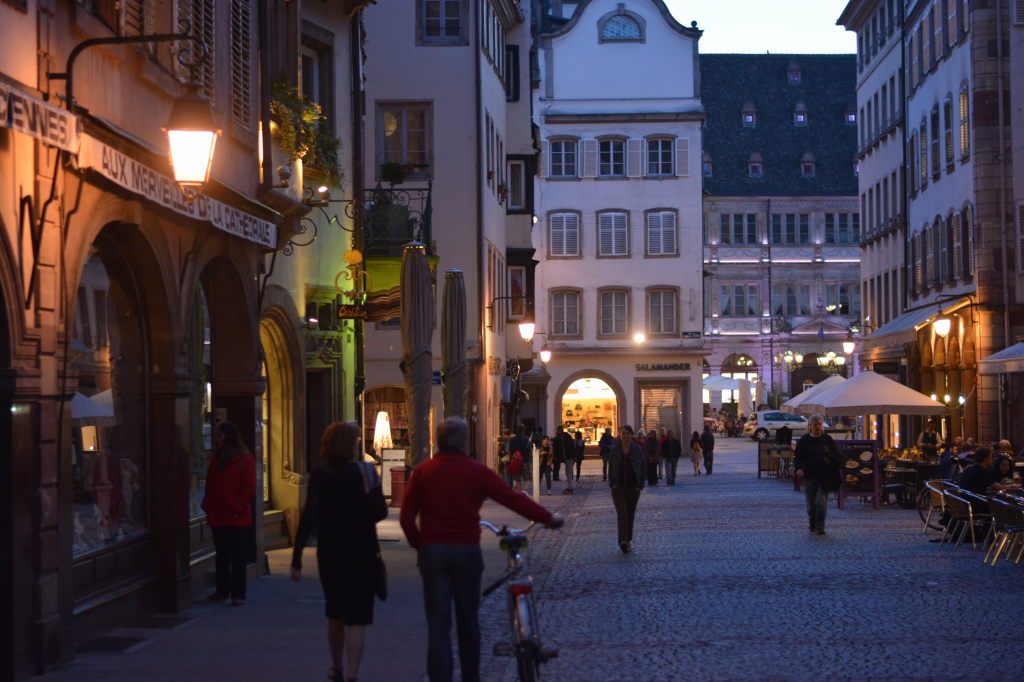 Strasbourg by night.