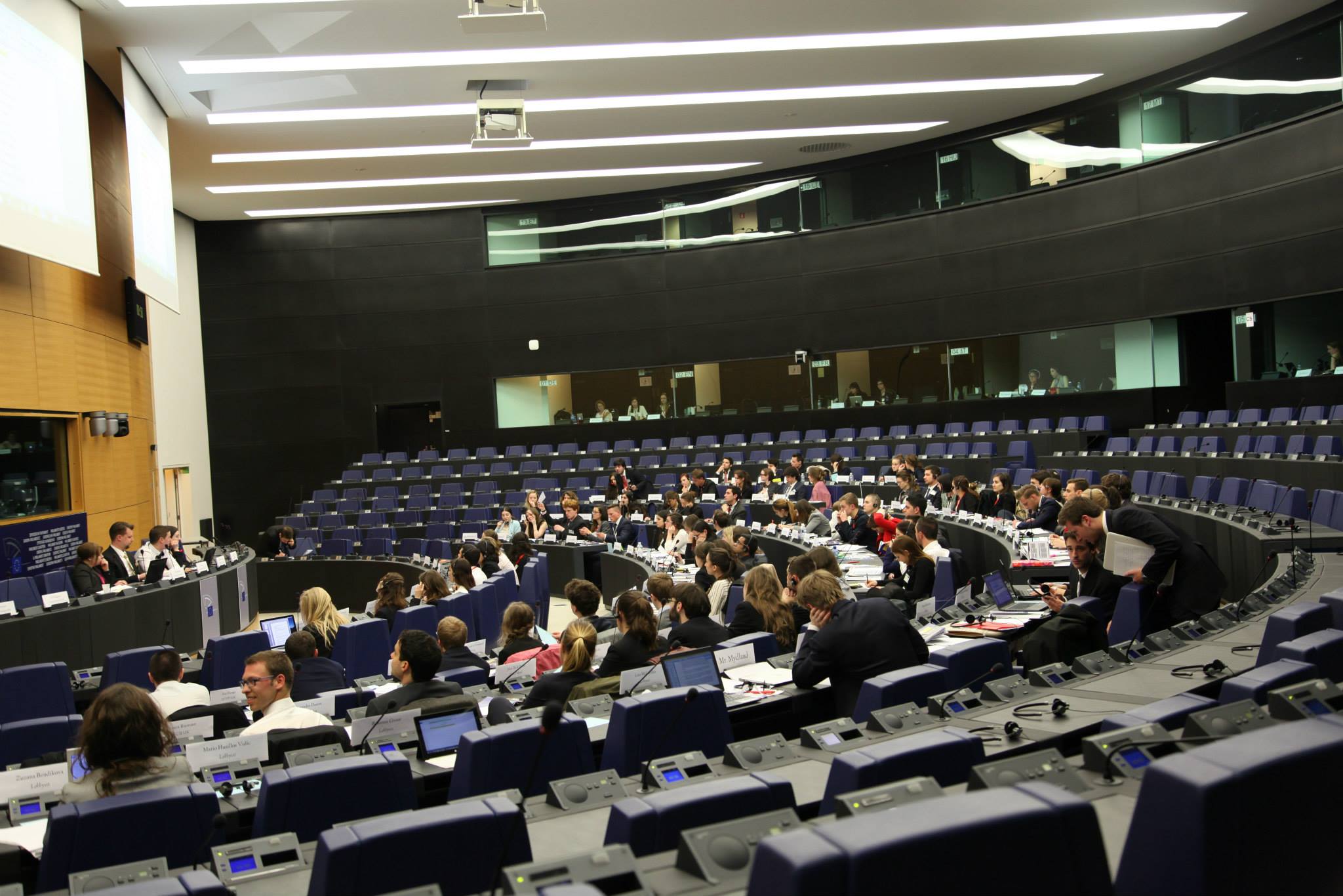 Parliament Session in the faction room of the European People’s Party in the European Parliament in Strasbourg.